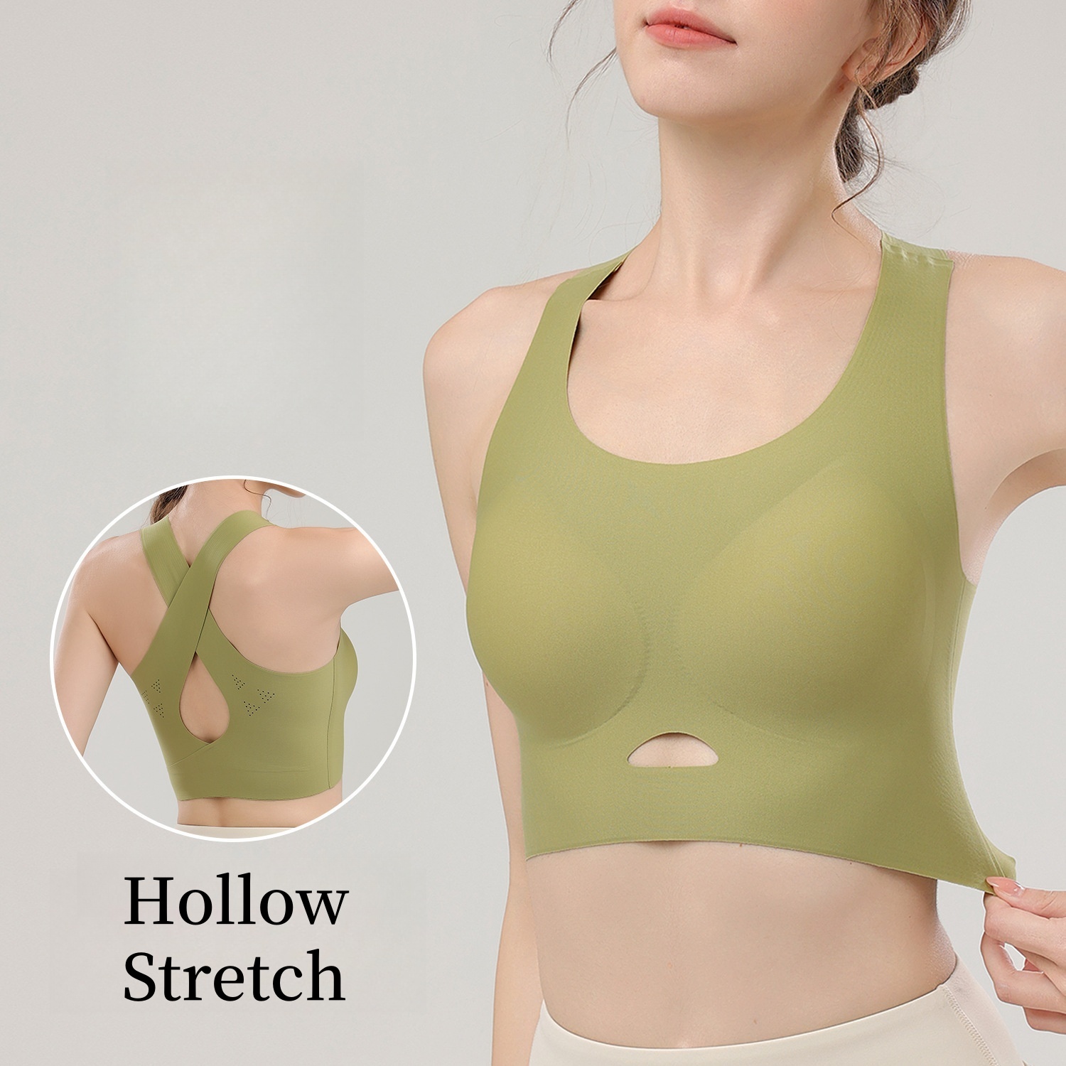 Sleeveless Undershirt - قميص داخلي قصير مع وسادة صدر،
